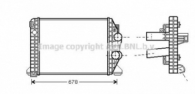 AVA QUALITY COOLING me4198 -  Интеркулер